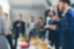 networking while eating